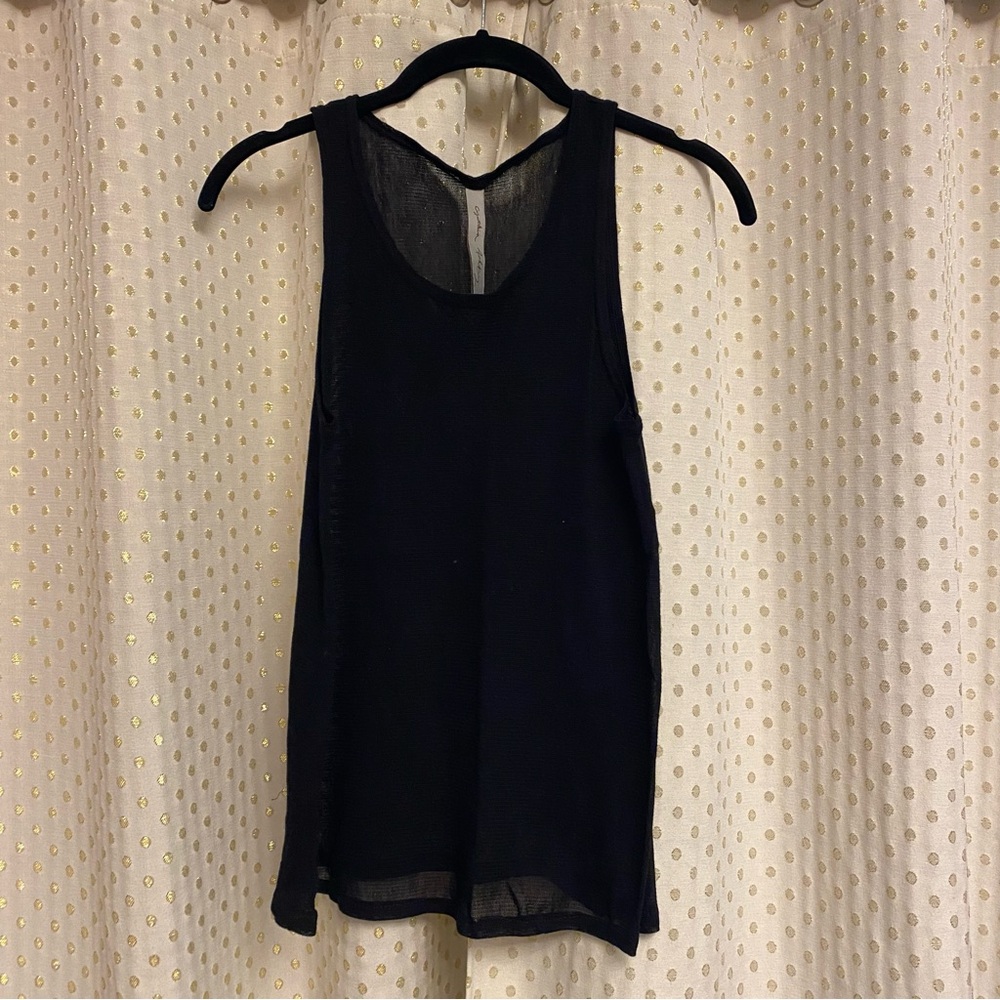 Cynthia Ashby mesh tank top